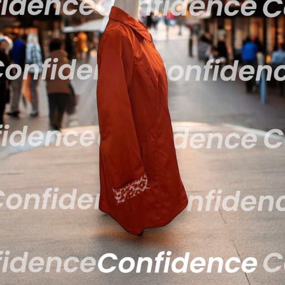 VTG.NWT ~ DENNIS BASSO Chic Satin Long Jacket Topper size XS-SM - Picture 5 of 14